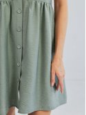 Короткое льняное платье 4126