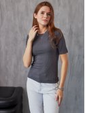Футболка в рубчик 4069