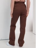 Теплые прямые брюки 3782