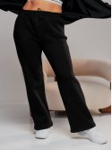 Теплые прямые брюки size+ 3789