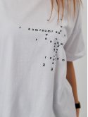 Модна футболка з принтом літерами 3832