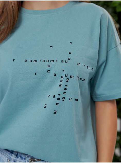 Модна футболка з принтом літерами 3832