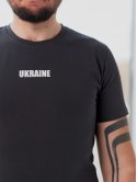 Мужская патриотическая футболка с принтом "Ukraine " 3846