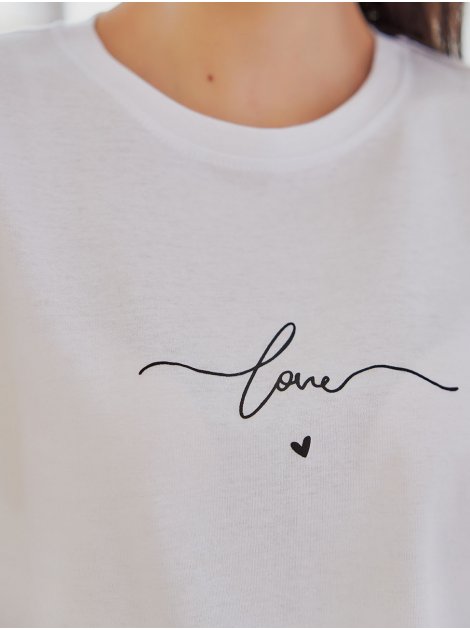 футболка с надписью "love" 3861