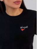 футболка с вышивкой "целуй" 3842
