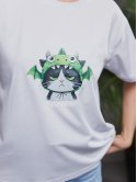 Стильная футболка с котиком 3876