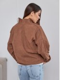 Вельветова кофта на замку 4059
